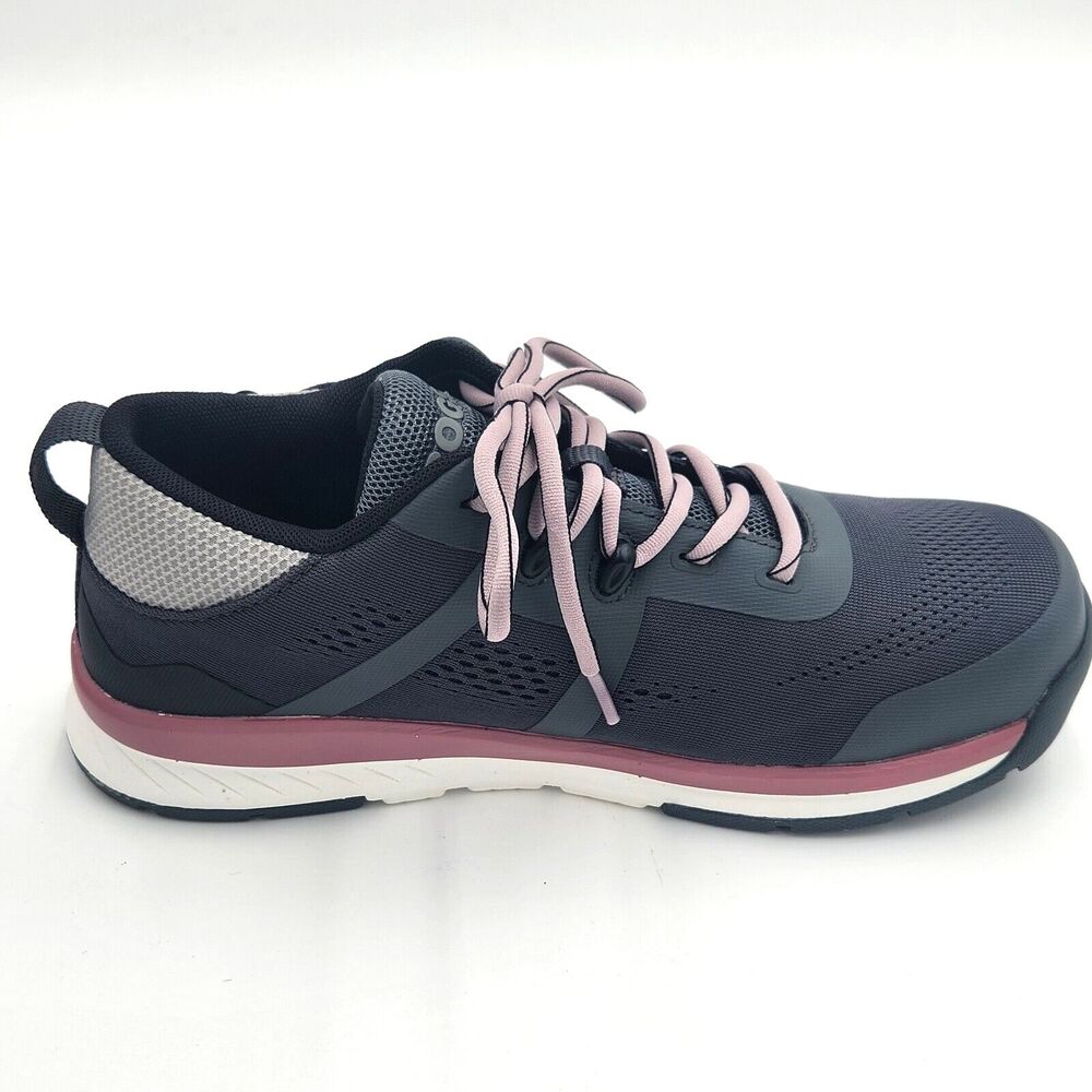 BOGS Safety Toe Shoes Womens 9.5 Gray/Pink Composite Work Sneakers ASTM NEW - Picture 7 of 11